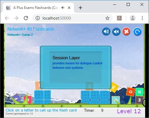 CramFLASH Network+ 40 Random FlashCards