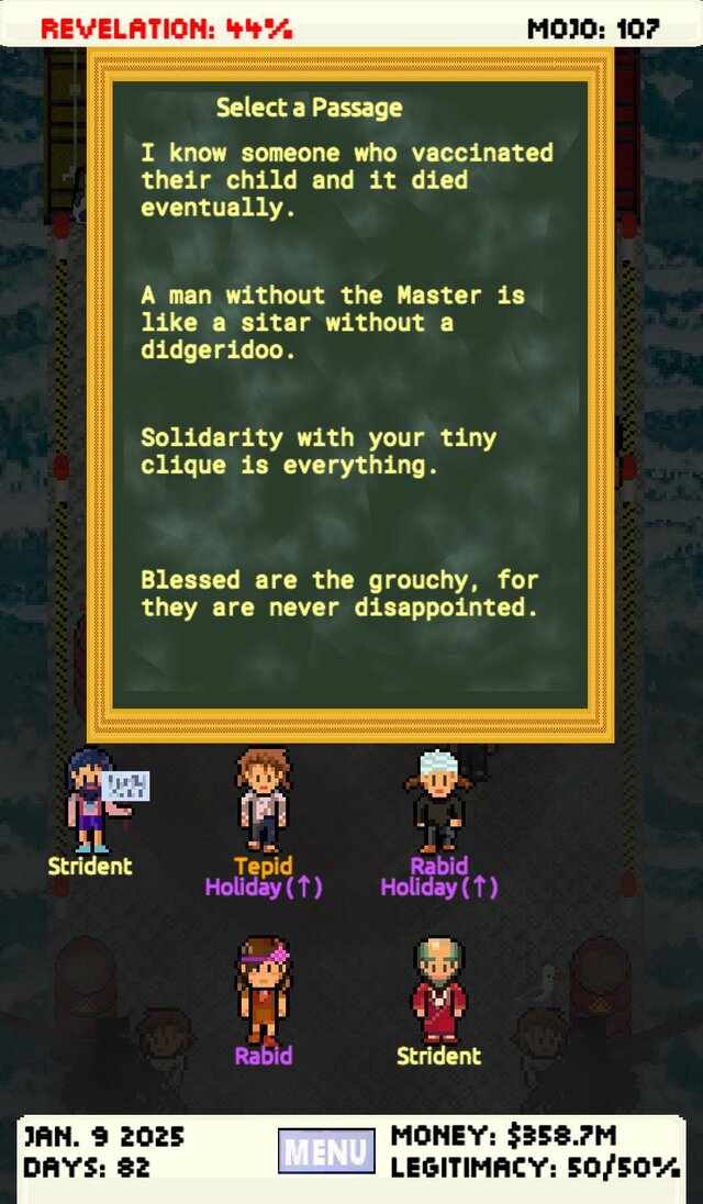 Cult Manager Tycoon