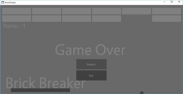 Minimalist Brick Breaker