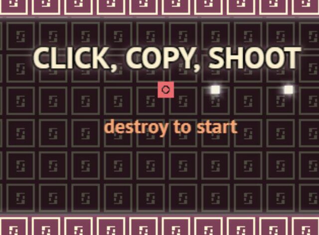 CLICK, COPY, SHOOT