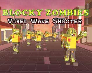 Blocky Zombies: Voxel Wave Shooter