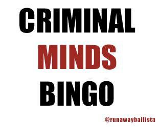 Criminal Minds Bingo Card Generator