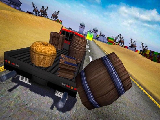 Off-Road Cargo Truck Driving