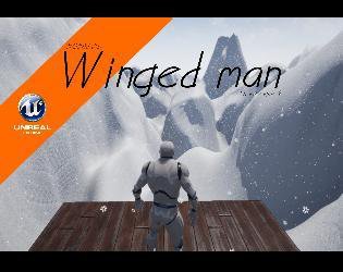 Winged man