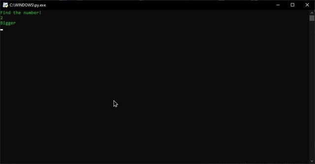 Guess the number (Elxas866)