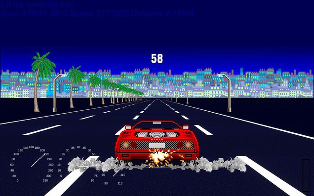 Turbo Outrun clone