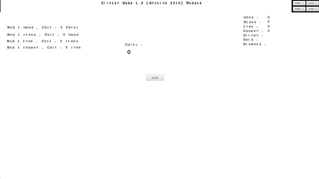 Clicker Game 1.0 [Archive 2010] Remake