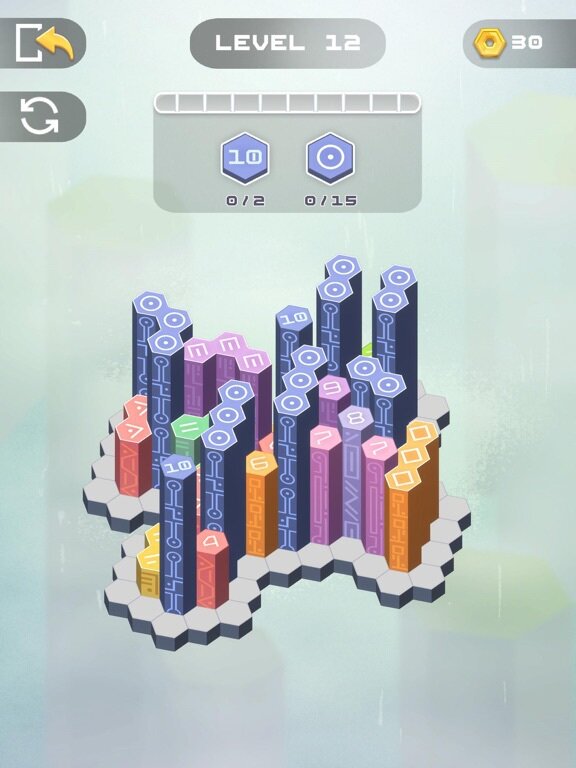 Histogram: Hexa Puzzle Story