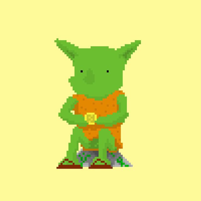 goblin sitting