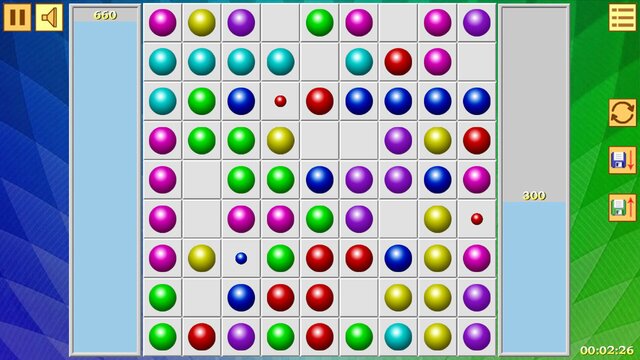 Lines of Balls
