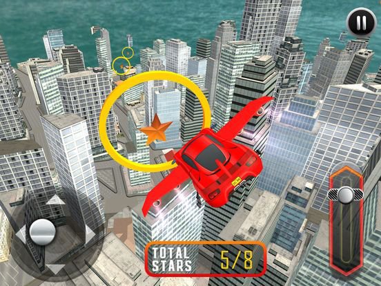 Sports Flying car Flight-Aeroplane Simulator 2017