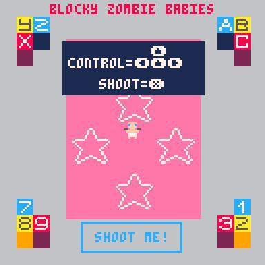 Blocky Zombie Babies