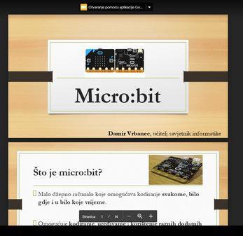 Programiranje uz Micro:bit - za učenike s poteškoćom čitanja