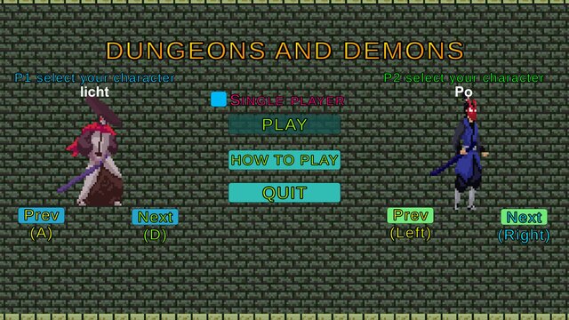 Dungeons and Demons