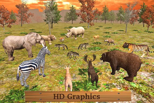 Wild Wolf Simulator: Real Hunt
