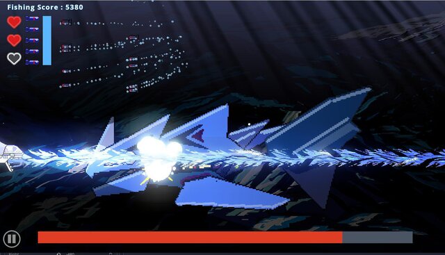 Sailing ! Rou's shark-type submarine