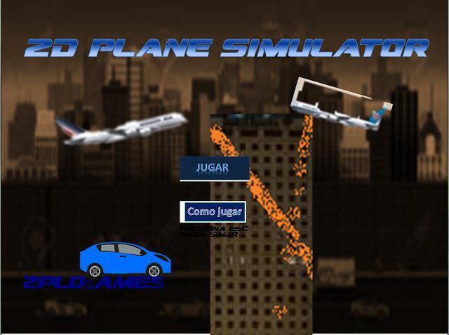 2d plane simulator