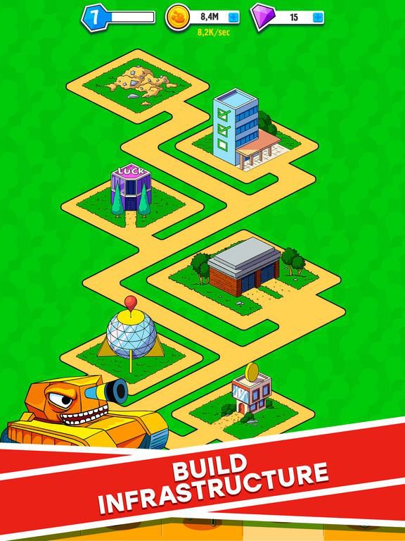 Merge Tanks: Idle Tap Clicker