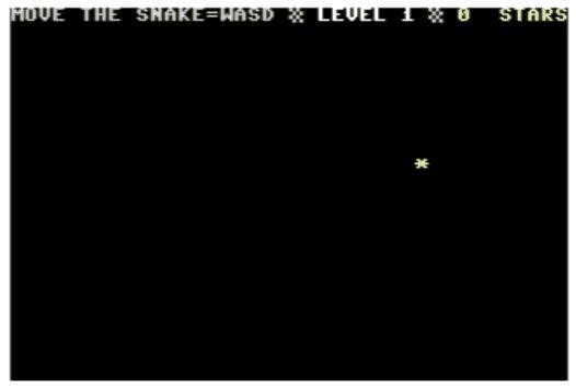 SNAKE Star (C64) by Metzelwurst
