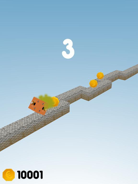 Animals Path - tap and flips cube to change lane