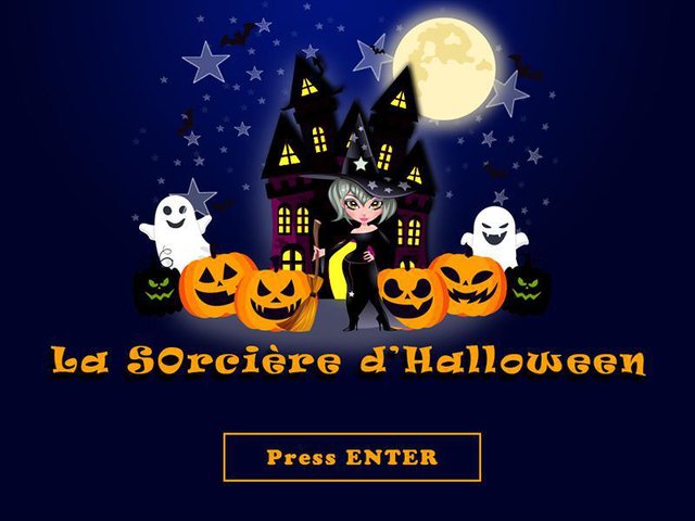 la sorcière d'halloween