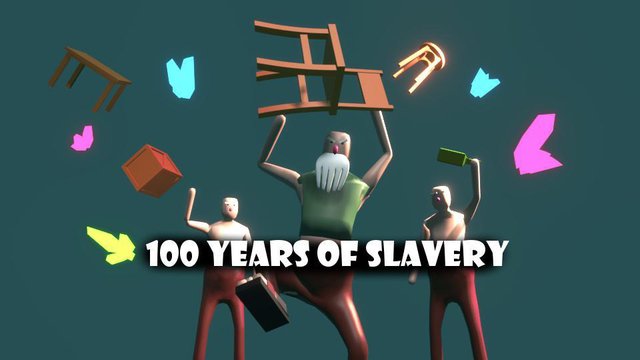 100 years of slavery