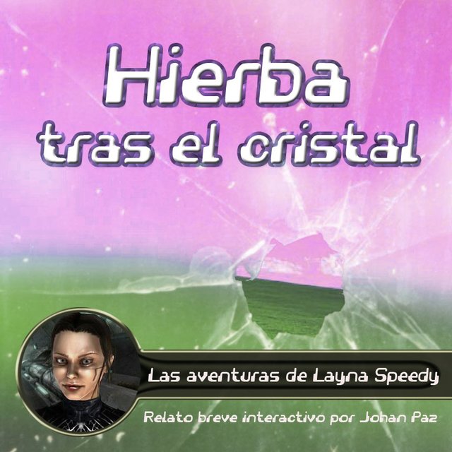 Hierba tras el cristal
