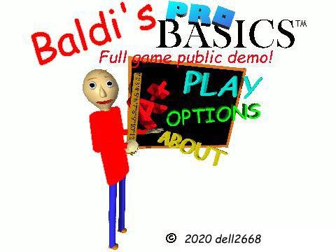 Baldi's Pro Basics Public Demo Edition
