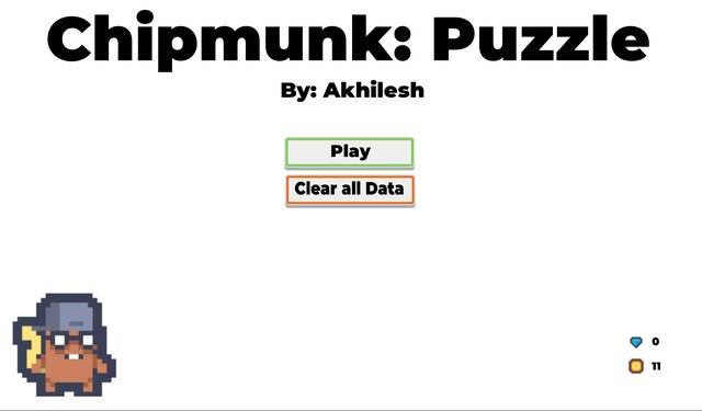 Chipmunk; Puzzle