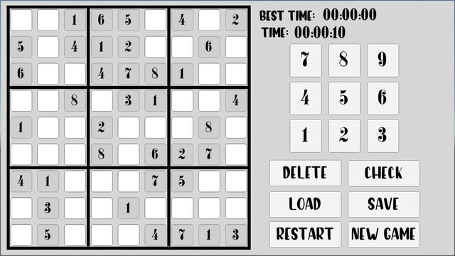 Sudoku (itch) (yellowBeatle)