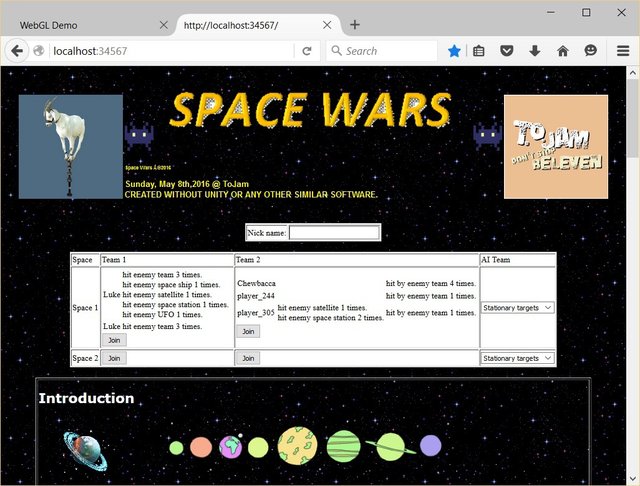 SpaceWars (TOJam 2016)
