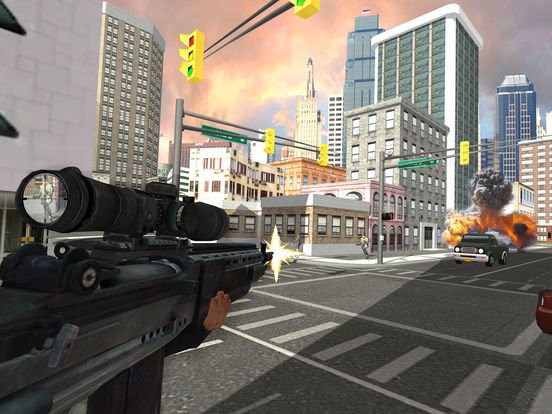 Real Gangster Sniper Shooter: Assassin Game