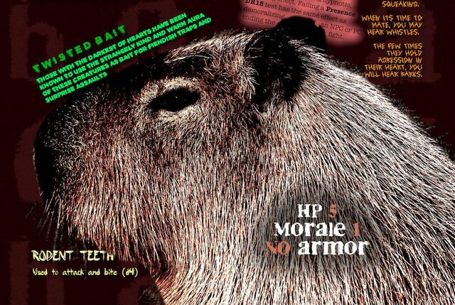 accursed capybara companion