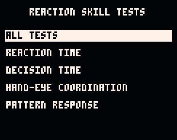 Reaction Tests
