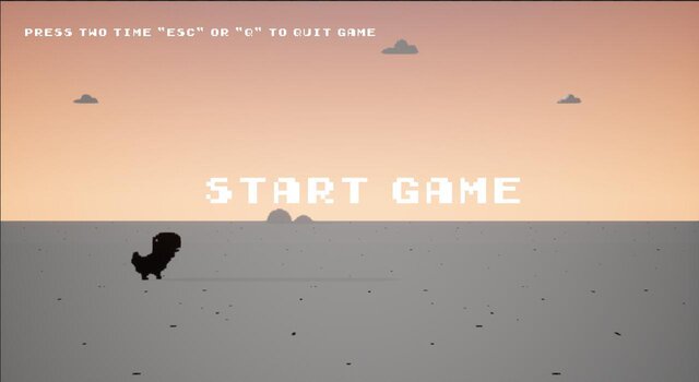 Dinosaur game 3D (Chris222)