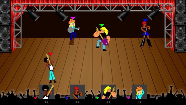 Battle of rock
