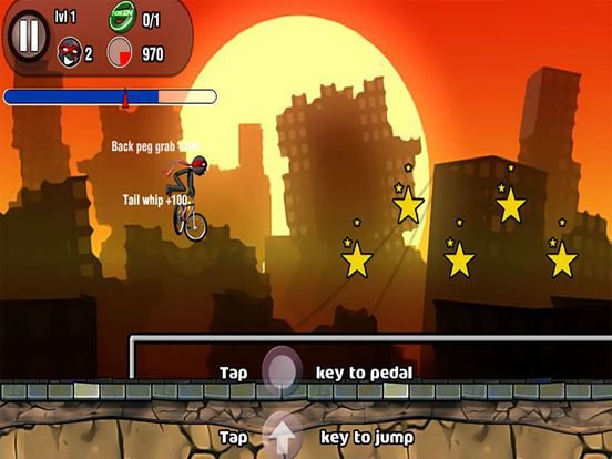 Stunt Stick BMX Race