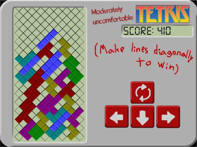 Moderately Uncomfortable Tetris