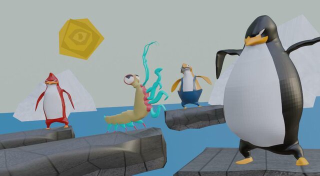 Penguim e Little Krill