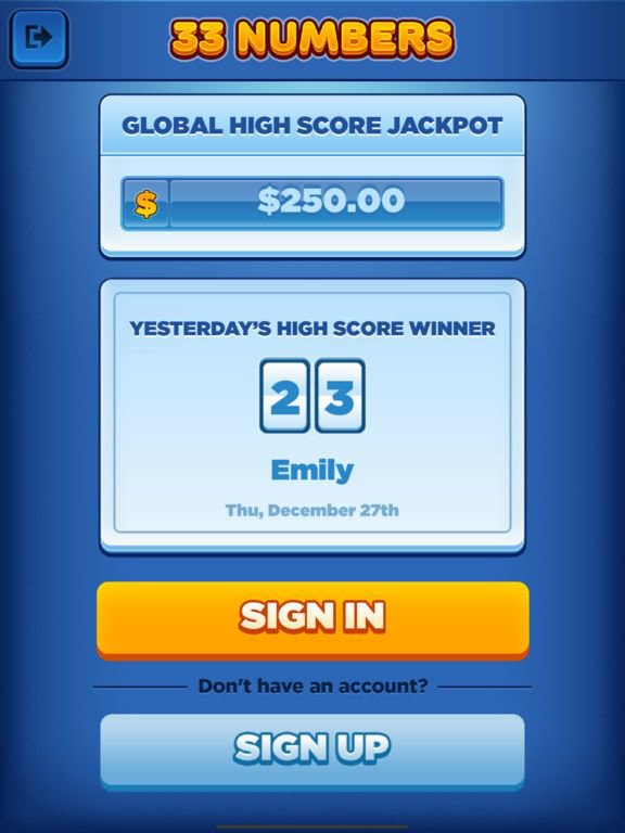 33 Numbers