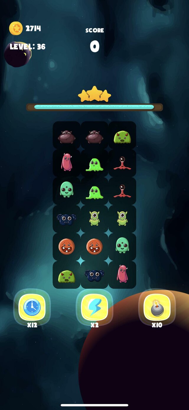 Monster Match: Match 2 Game