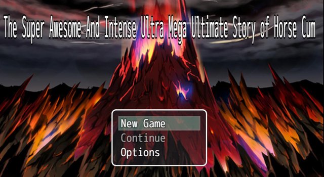 The Super Awesome and Intense Ultra Mega Ultimate Story of Horse Cum