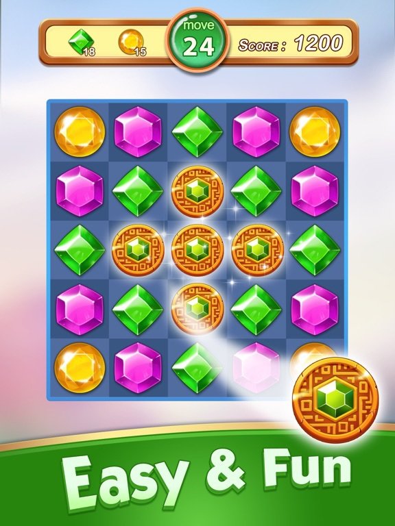 Jewels & Gems - Match 3 Games