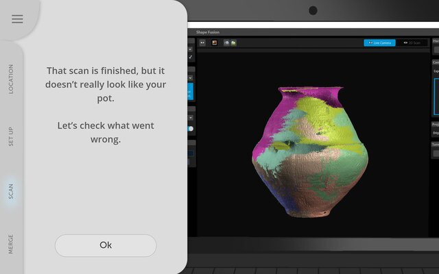 3D Pot Scanner
