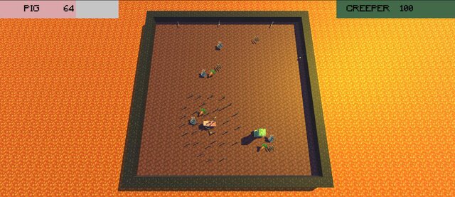 PIG and CREEPER