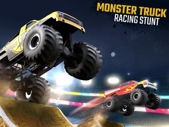 Monster Truck Racing Stunt