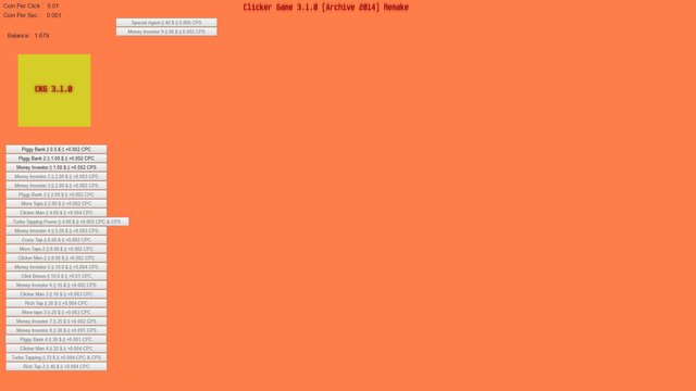 Clicker Game 3.1.0 [Archive 2014] Remake