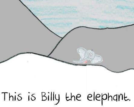 Billy the Winter Pinocchio Elephant