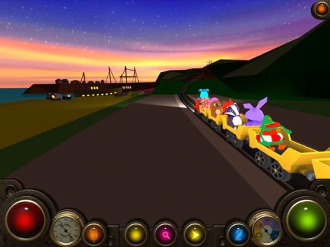 Sunset Train 3D - top fun railroad simulator game for kids