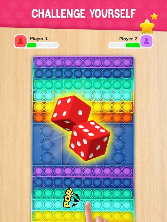 Pop It Chess - Pop It Dice 3D